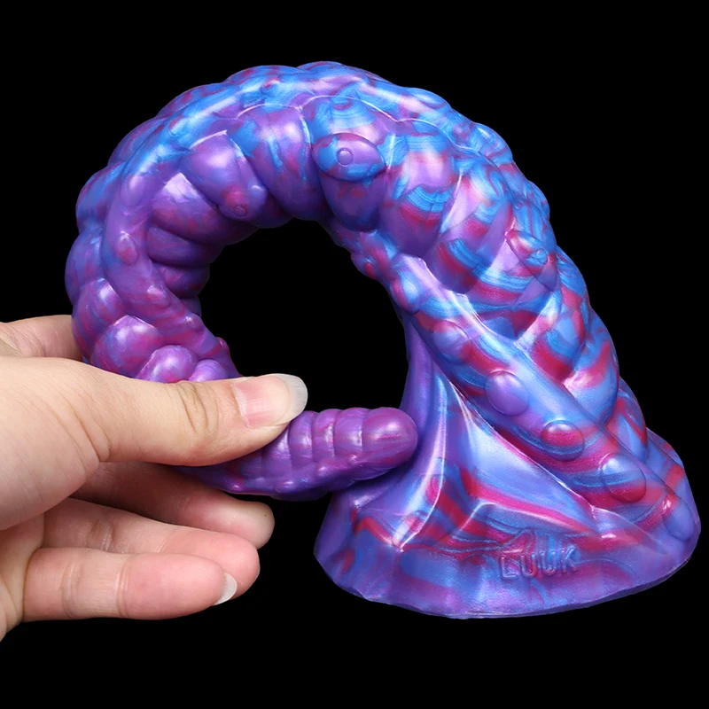 Blå Enchantress Silikon Monster Dildo 28cm