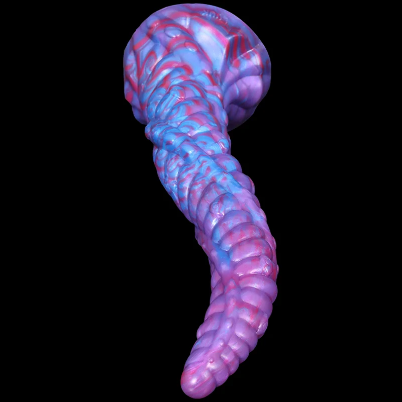 Blå Enchantress Silikon Monster Dildo 28cm