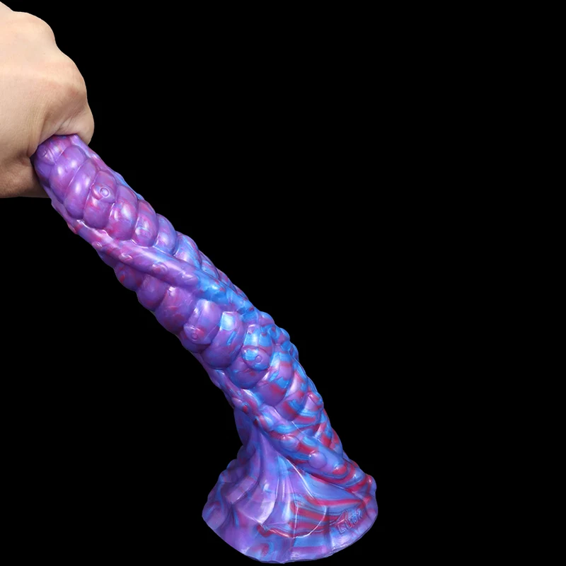 Blå Enchantress Silikon Monster Dildo 28cm