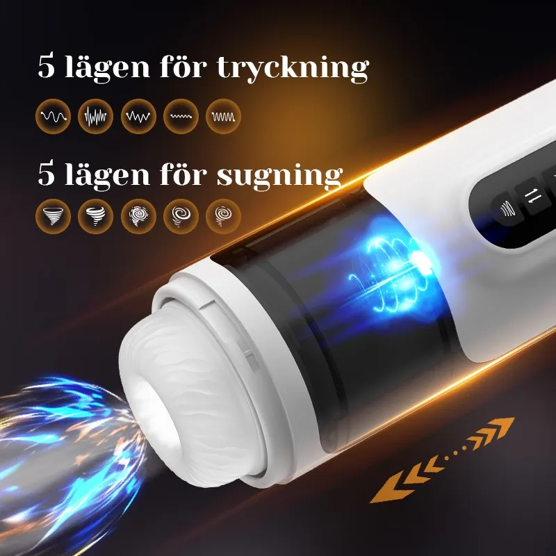 Tystaste Blowjob Machine med Kraftfull Motor och Luktfri Hylsa