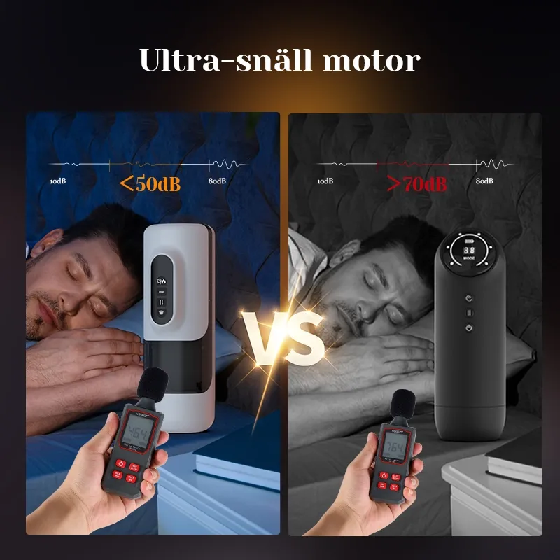 Tystaste Blowjob Machine med Kraftfull Motor och Luktfri Hylsa