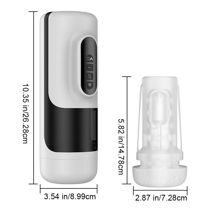 Tystaste Blowjob Machine med Kraftfull Motor och Luktfri Hylsa