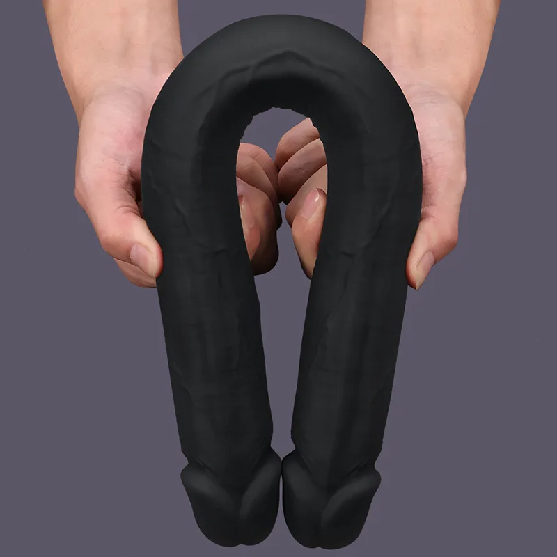 Extra Lång Flytande Silikon Dubbel Dildo 49cm