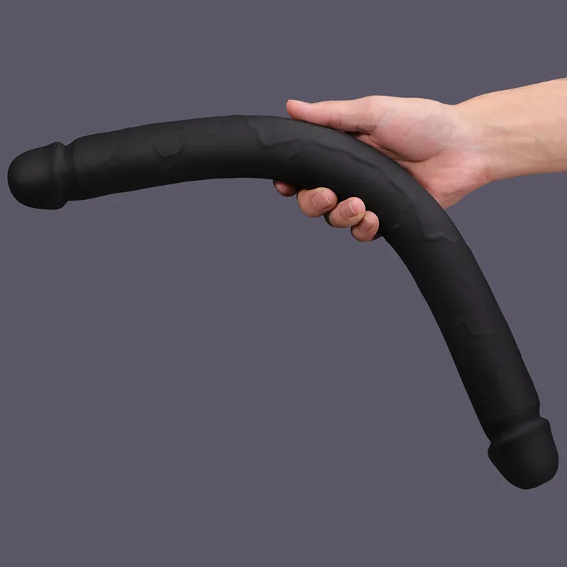 Extra Lång Flytande Silikon Dubbel Dildo 49cm