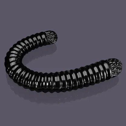 Dubbelpenetration Fållad Ollon Dubbel Dildo 52cm