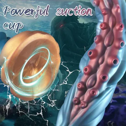 Huge Blå Silikon Tentacle Dildo 50cm