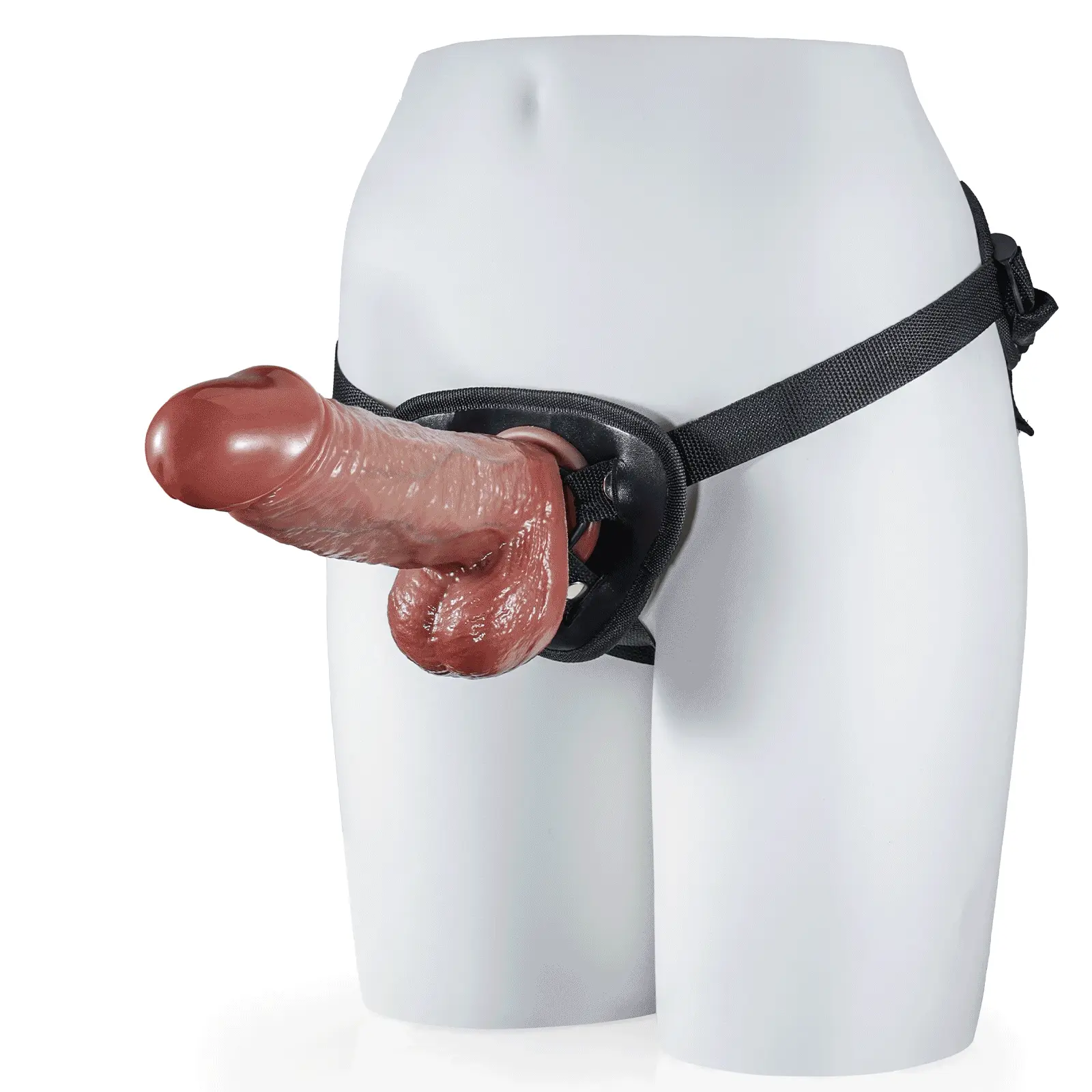 Huge Silikon Vibrerande Strapon Dildo