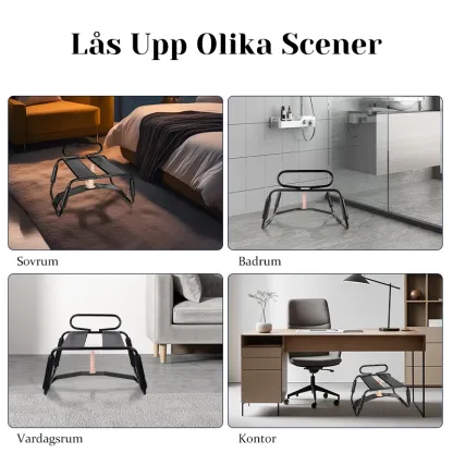 Justerbar Sexstol Med Armstöd Och Dildo För Olika Positioner