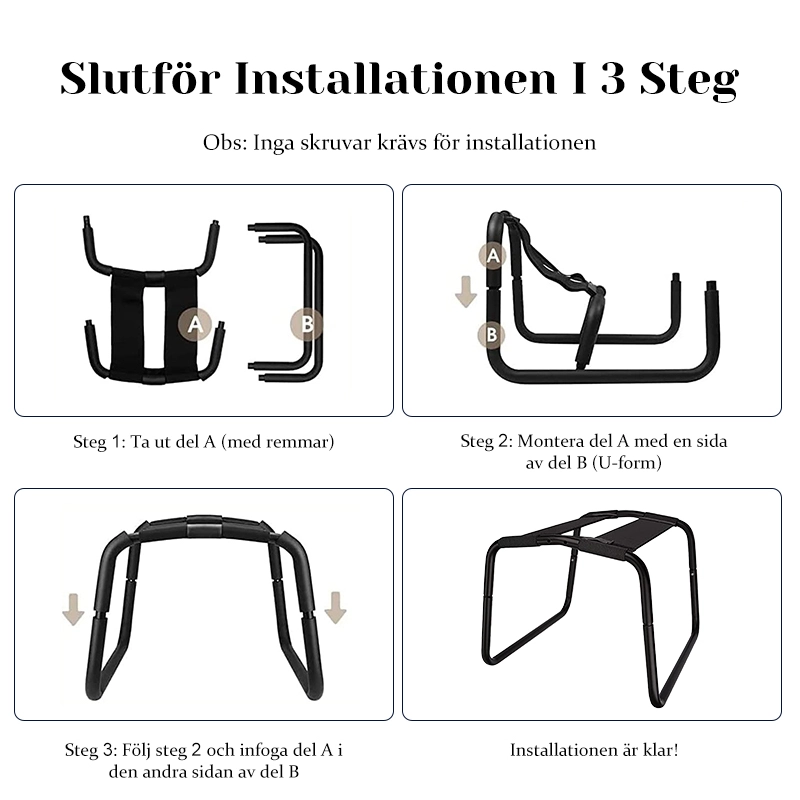Justerbar Studsstol För Sex För Förbättrat Positionsstöd