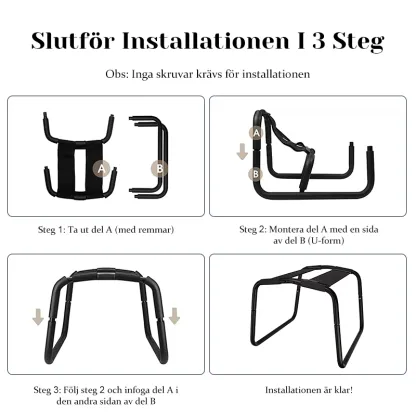 Justerbar Studsstol För Sex För Förbättrat Positionsstöd
