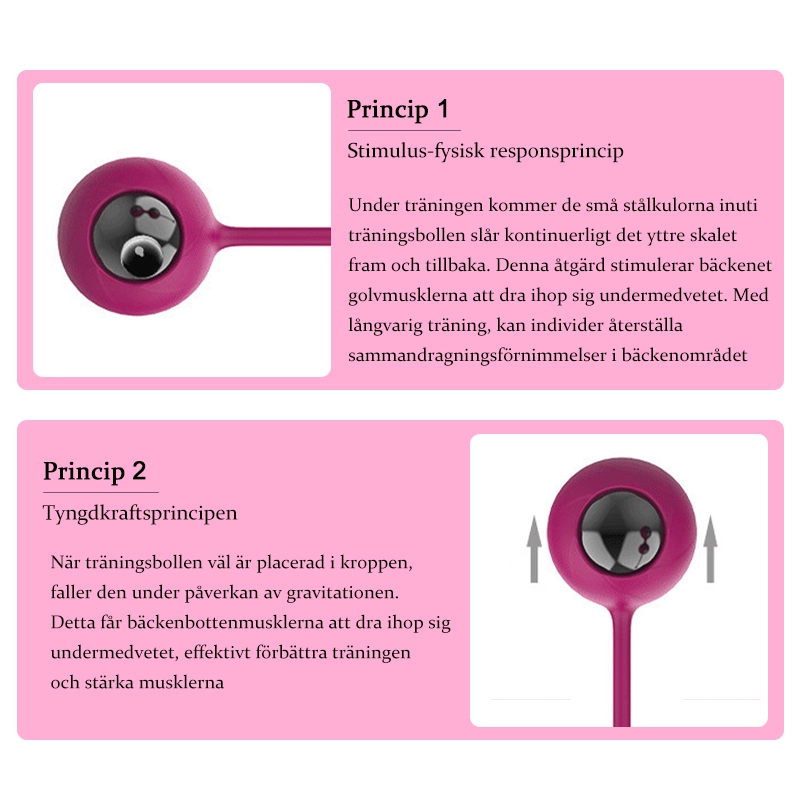 9 Vibrerande Trådlösa Fjärrkontrollade Knipkulor