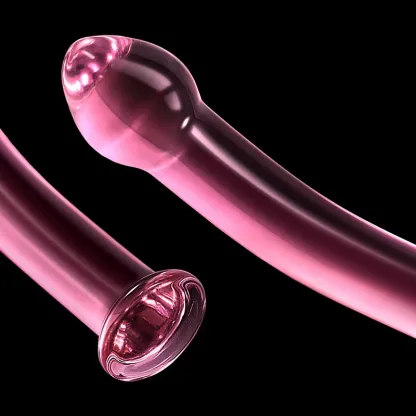 6.96 tum Svampformad Glass Dildo Med Kurva