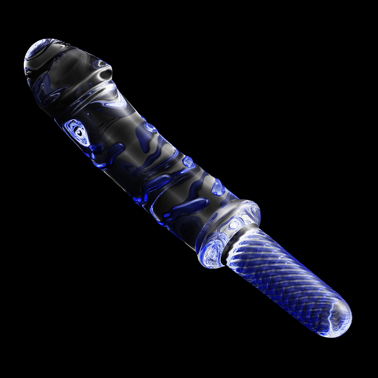 Lång Glas Dildo med Handtag 29.5cm