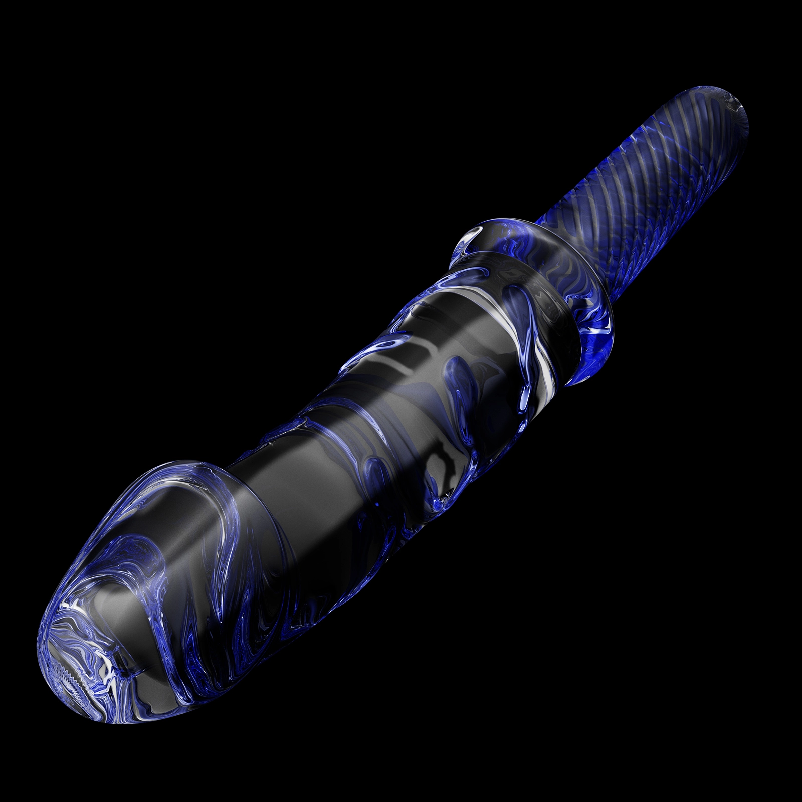 Lång Glas Dildo med Handtag 29.5cm