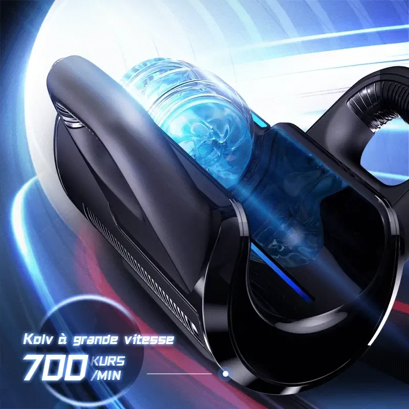 Leten Masturbator med 10 Stötlägen, 10 Hastighetsnivåer och 2 Hylsor