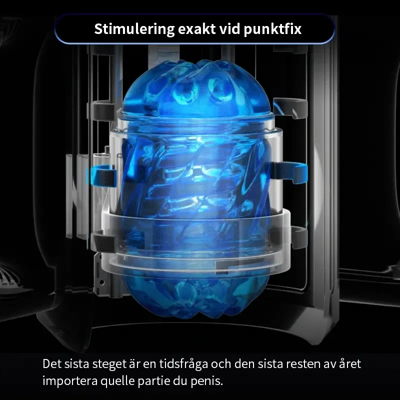 Leten Masturbator med 10 Stötlägen, 10 Hastighetsnivåer och 2 Hylsor