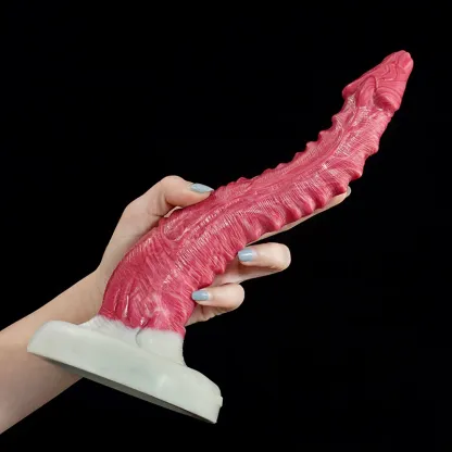 Lifelike Curved Silicone Monster Dildo 26.5cm