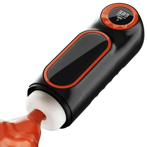 Handsfri Male Masturbator med Stötande, Sugande och Vibrerande Funktioner