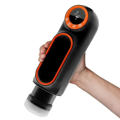 Handsfri Male Masturbator med Stötande, Sugande och Vibrerande Funktioner