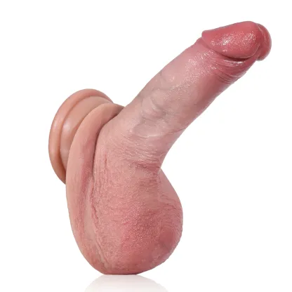 Mjuk Liten Dildo med Sugpropp 14.5cm