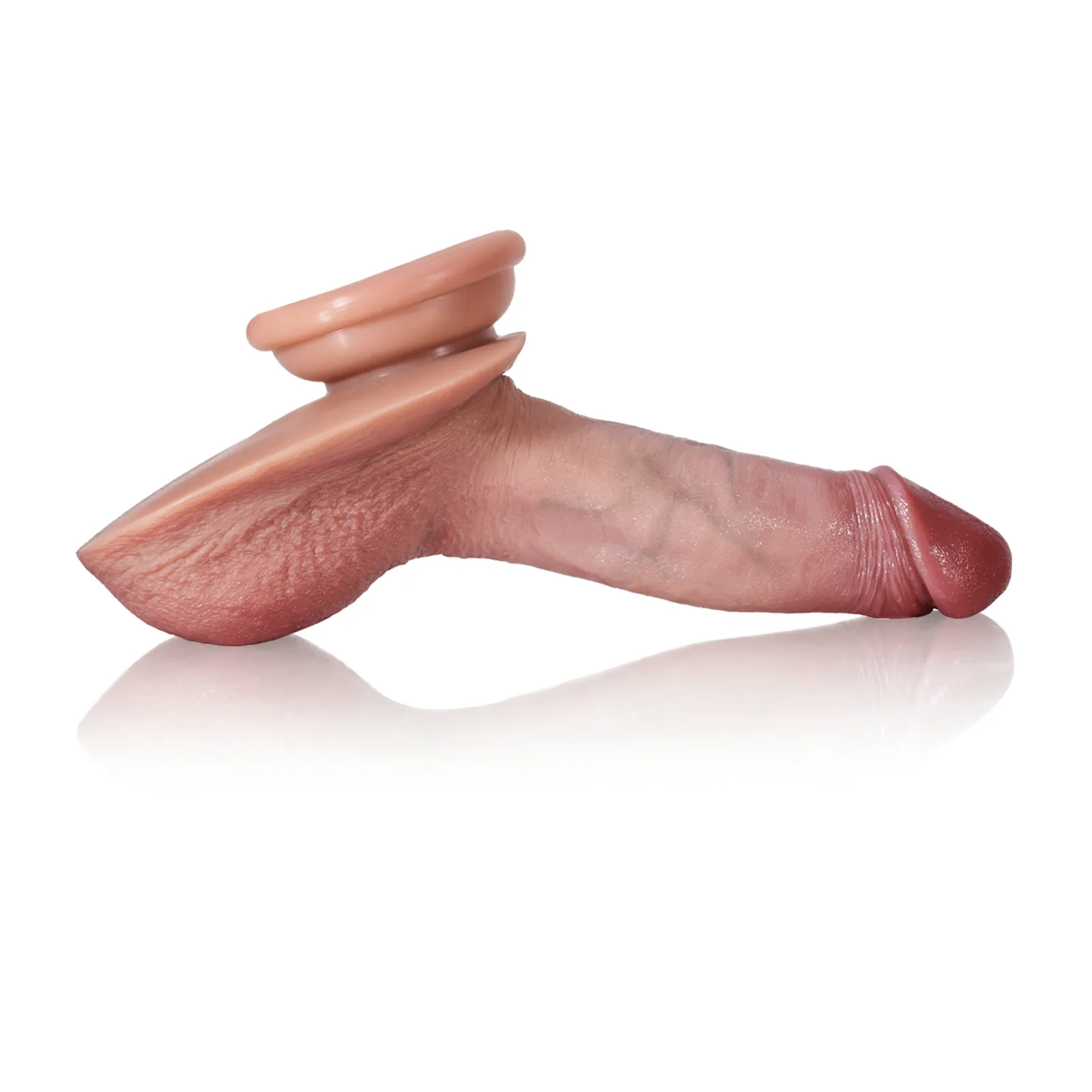 Mjuk Liten Dildo med Sugpropp 14.5cm