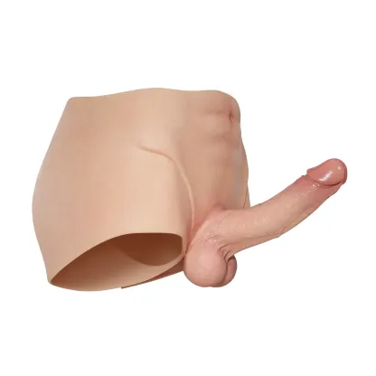 Mjuk Realistic Silikon Strap-on Dildo 