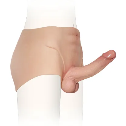 Mjuk Realistic Silikon Strap-on Dildo 