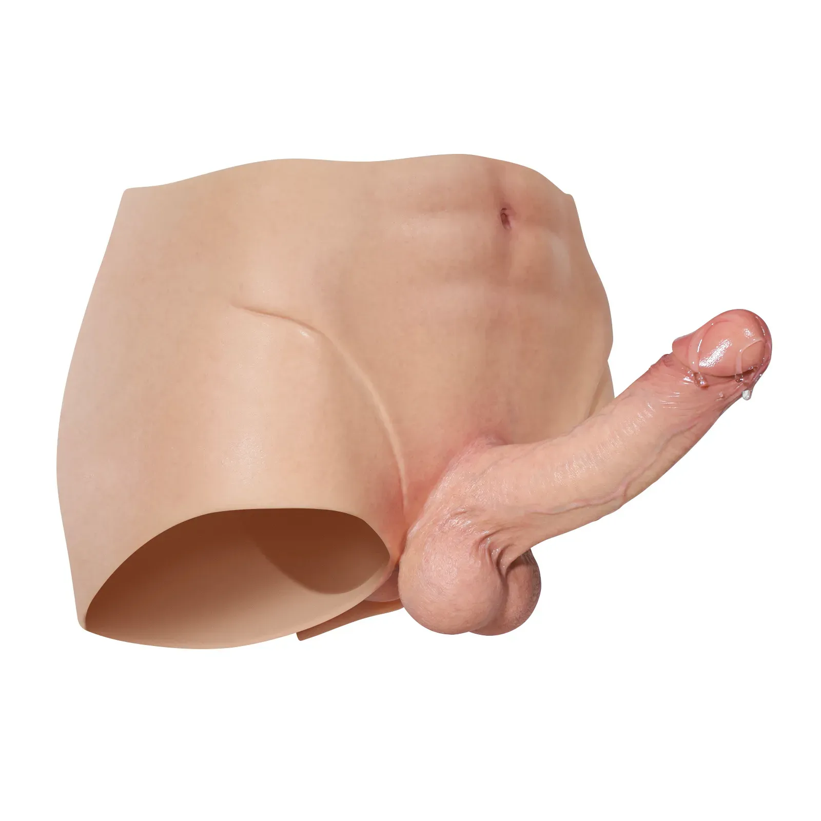 Mjuk Realistic Silikon Strap-on Dildo 