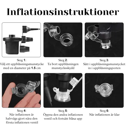 Portabel Multifunktionell Uppblåsbar Sexkudde