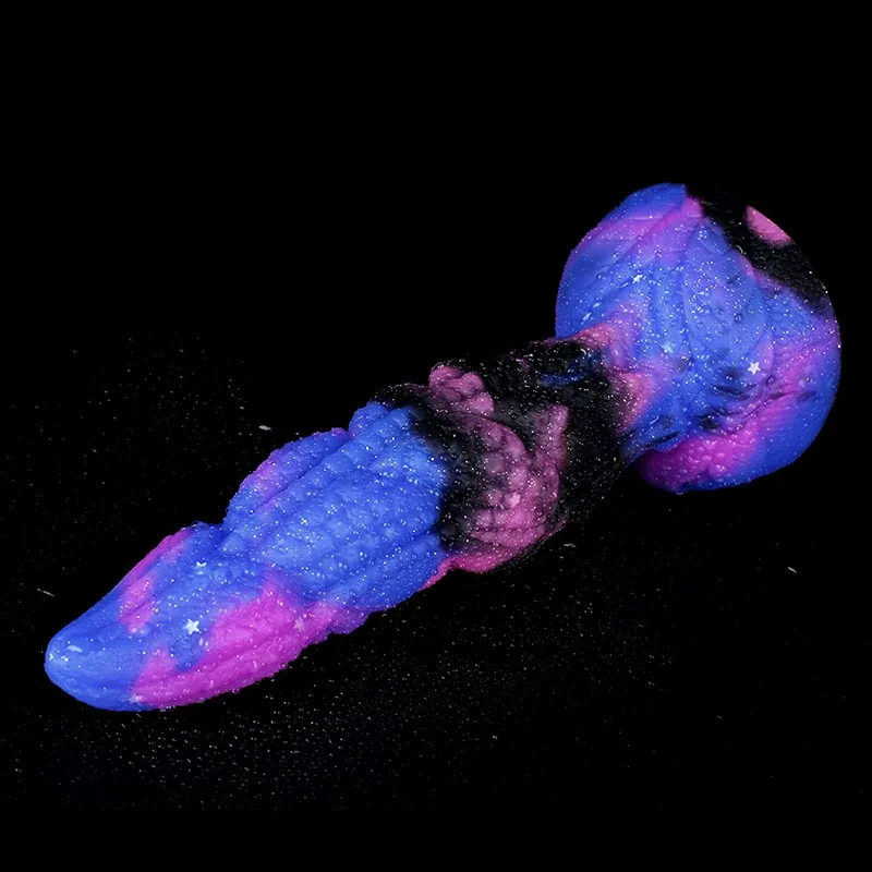 Naturtrogen spetsig utomjording Tentacle Dildo 20cm