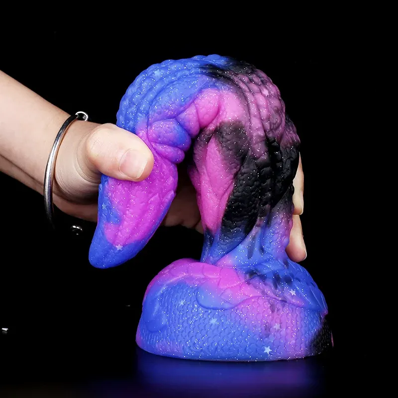 Naturtrogen spetsig utomjording Tentacle Dildo 20cm