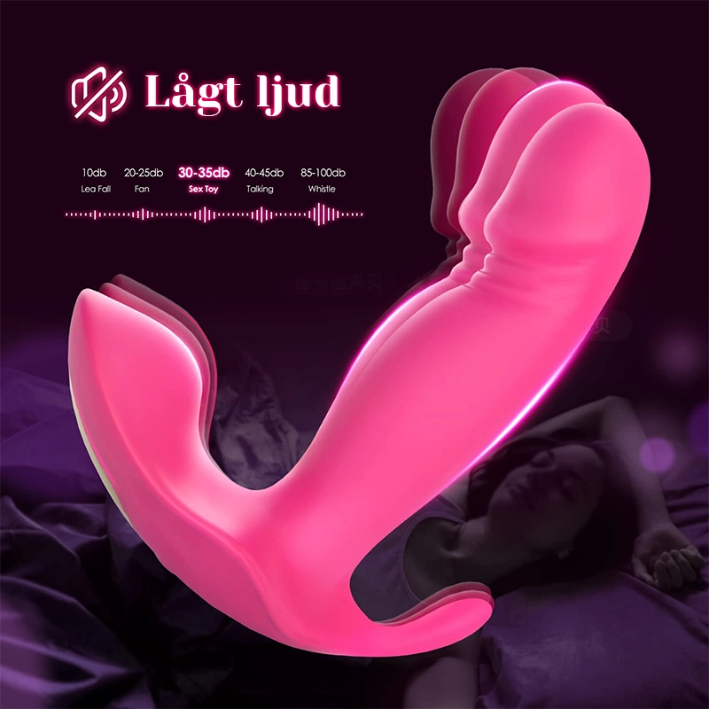 10 Vibrerande & Vickande Fjärrkontrollerad Panty Vibrator