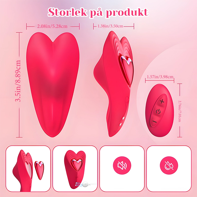 10 Vibrerande APP Fjärrkontrollerad Panty Vibrator