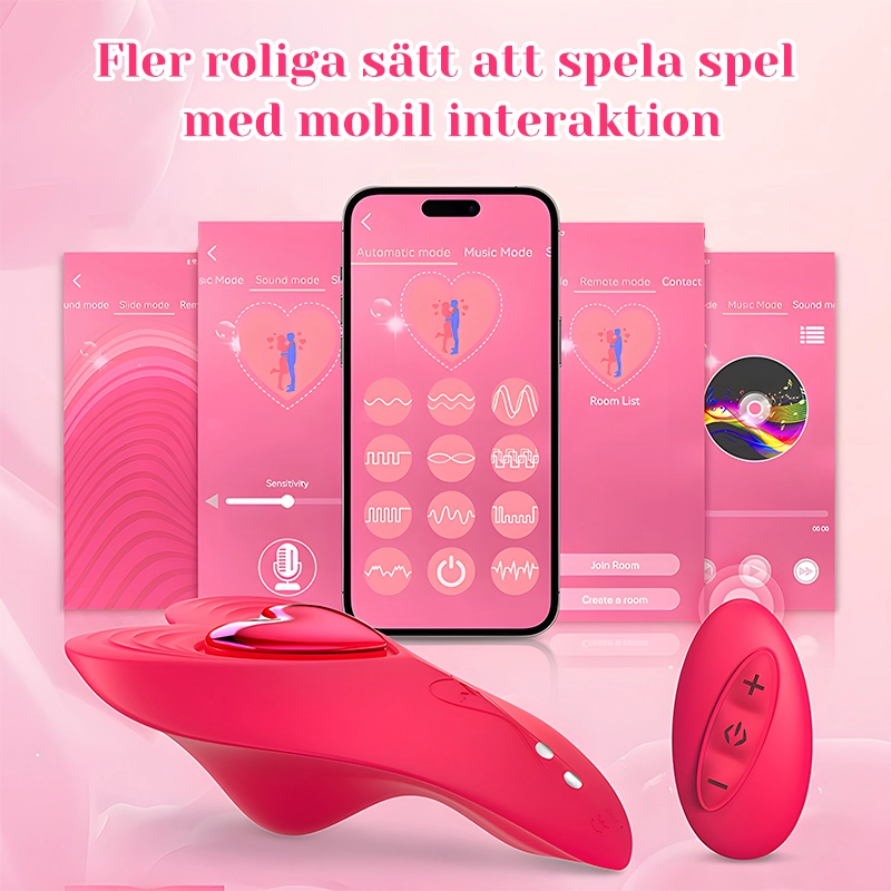 10 Vibrerande APP Fjärrkontrollerad Panty Vibrator