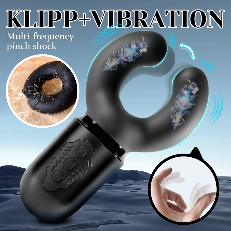 Penis Vibrator 10 Klippande Vibrerande 100% Vattentät