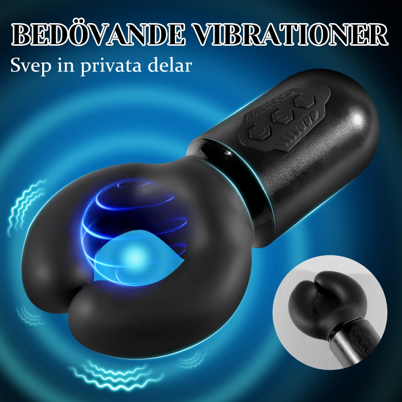 Penis Vibrator 10 Klippande Vibrerande 100% Vattentät