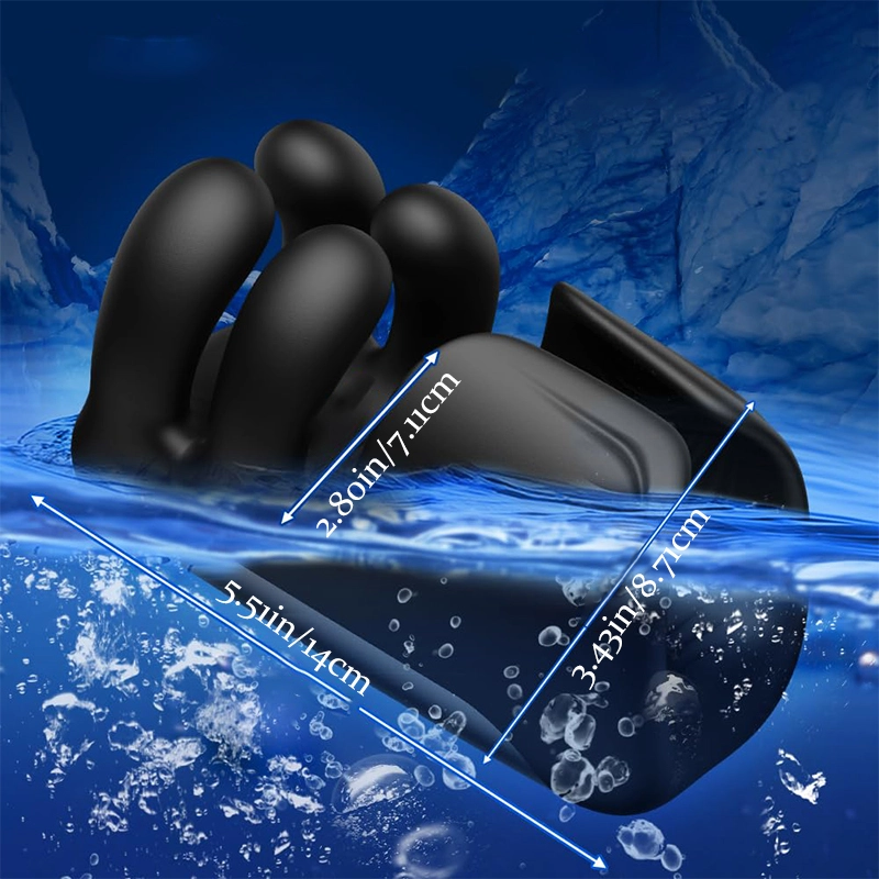 Penis Vibrator 10 Pulserande Vibrerande Finger Penismassager