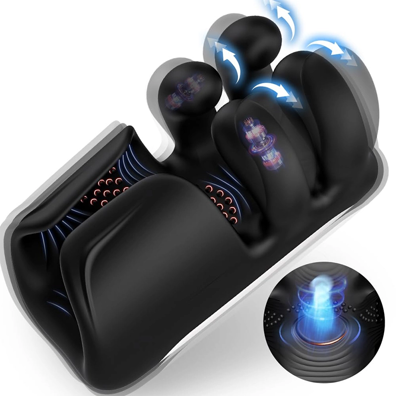 Penis Vibrator 10 Pulserande Vibrerande Finger Penismassager