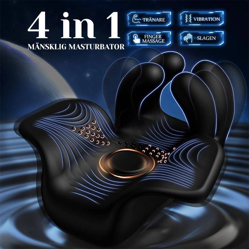 Penis Vibrator 10 Pulserande Vibrerande Finger Penismassager