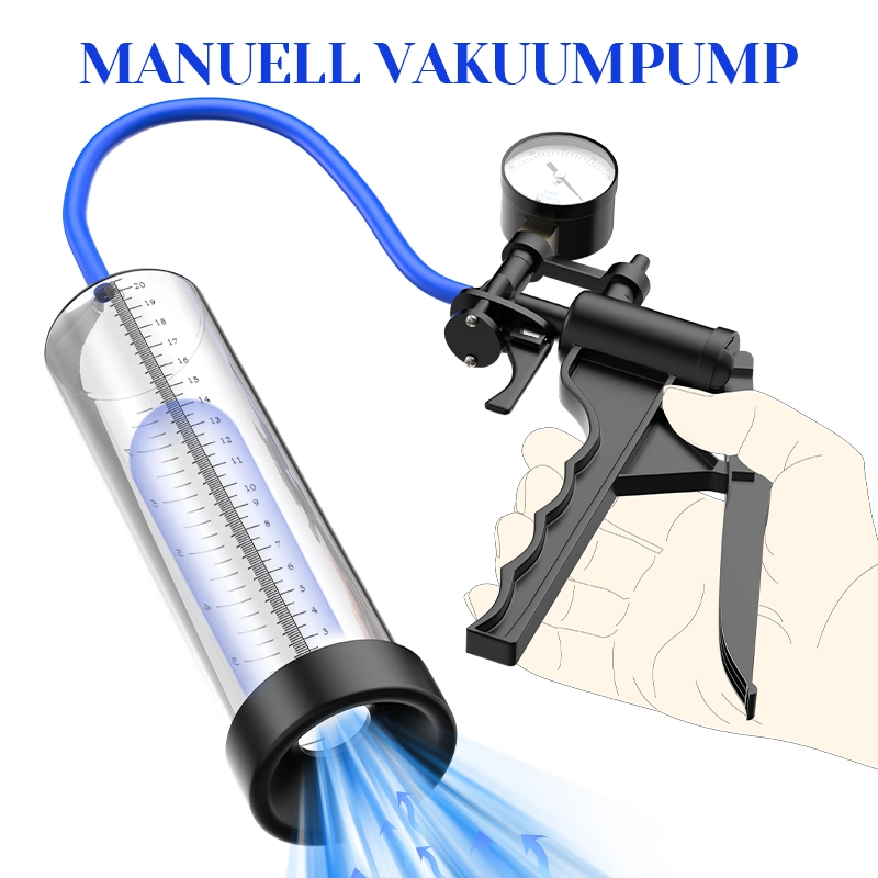 Manuell Penispump med Barometer och Skala