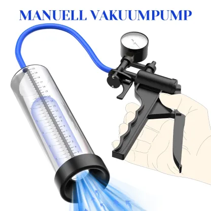 Manuell Penispump med Barometer och Skala