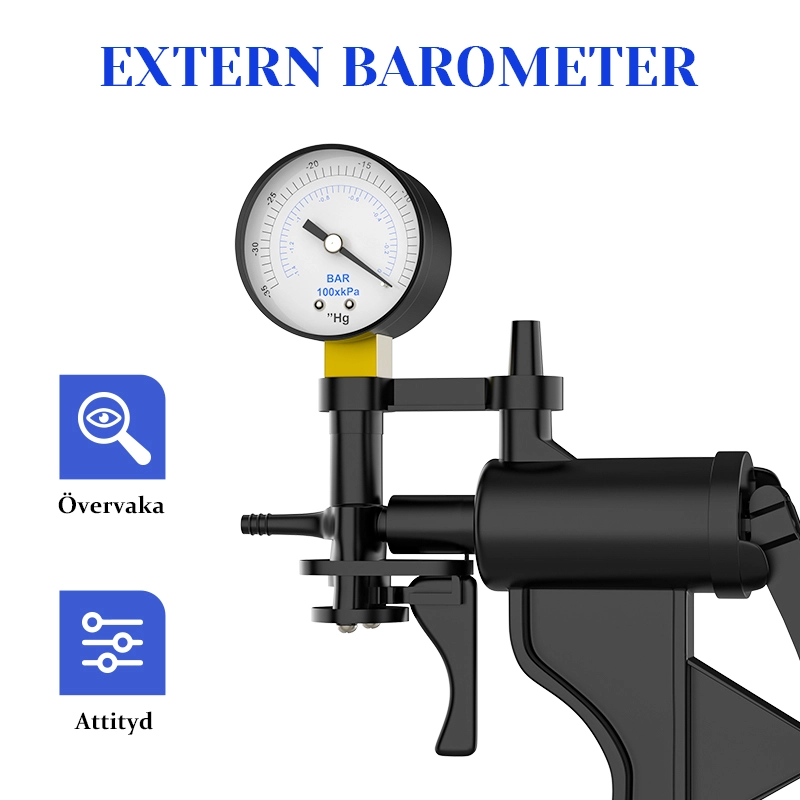 Manuell Penispump med Barometer och Skala