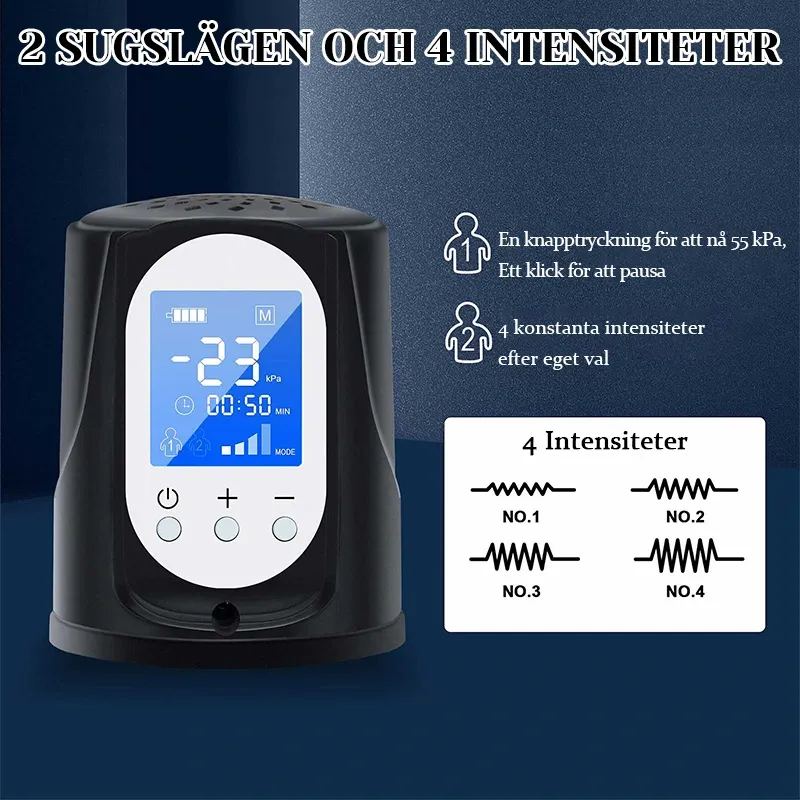 Automatisk Träningspenispump med 4 Sugfunktioner och LCD-Display