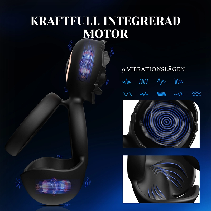 Penisring 3 I 1 Penis Testiklar Klitorisstimulator