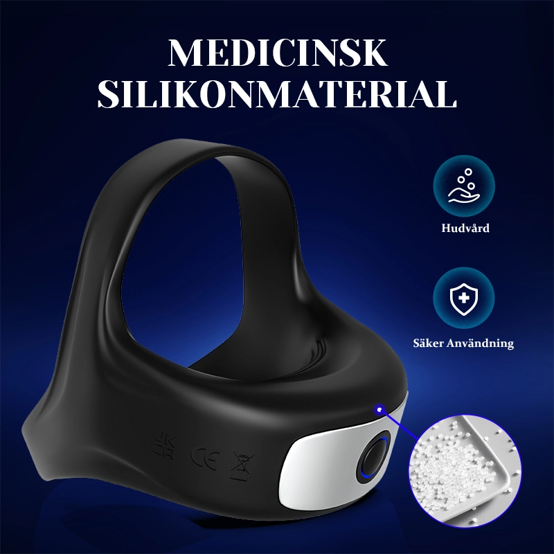 Dual Penisring 10 Vibration 100% Vattentålig