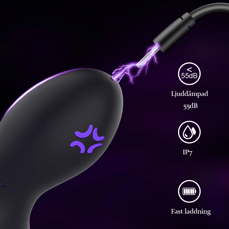 Bläckfiskdesign Penisvibrator med 10 Vibrationer