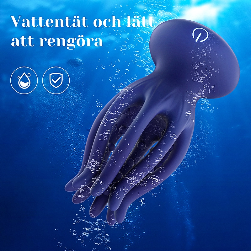 Penisvibrator 10 Vibrationer Bläckfisktentakel Masturbator