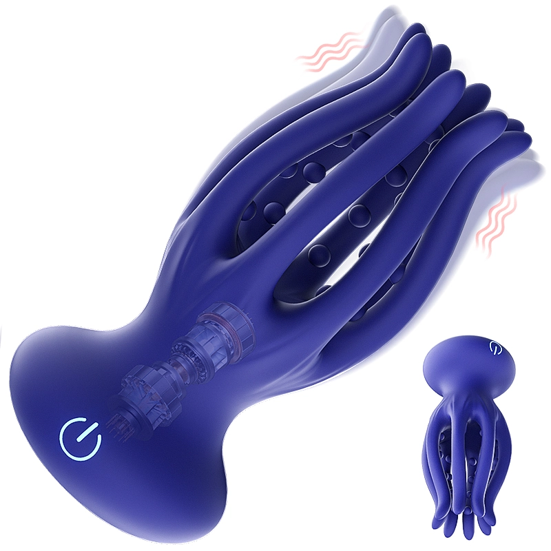 Penisvibrator 10 Vibrationer Bläckfisktentakel Masturbator