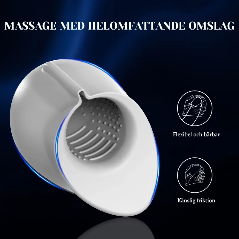 Penisvibrator 9 Vibrationer Masturbator Manlig Sexleksak