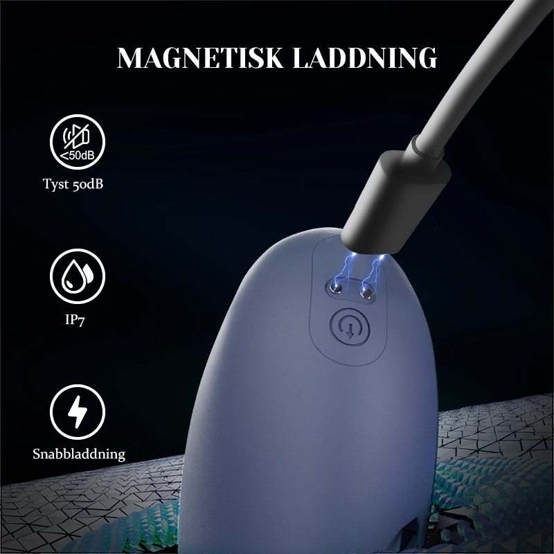 Unik Penisvibrator 10 Vibrationer med Urethral Sounds Design
